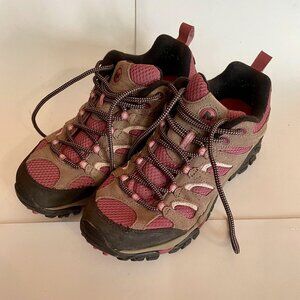 Merrell Women's Moab 3 Hiking Shoe Low - Boulder/Blush